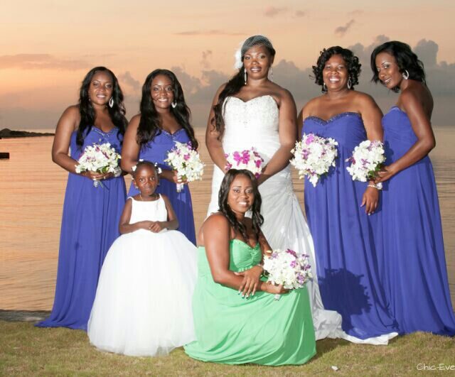 Sophia + craig Syrynity Palace Jamaica - Bridesmaids