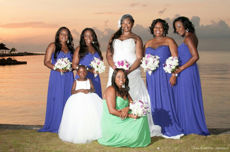 Sophia + craig Syrynity Palace Jamaica - Bridesmaids