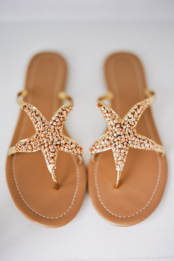 Starfish sandals for the sand