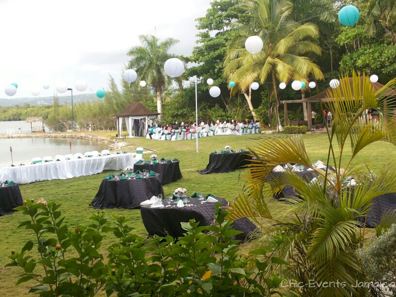 Sophia + Craig Wedding Syrynity Palace Jamaica - Hanging Lantern